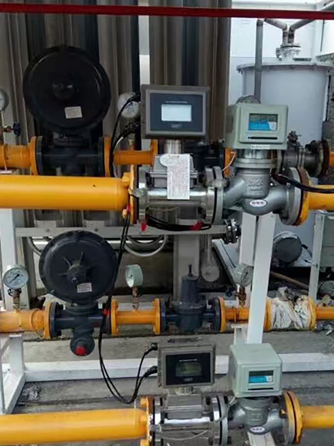 大躍氣體渦輪流量計安裝調(diào)試后，運行正常